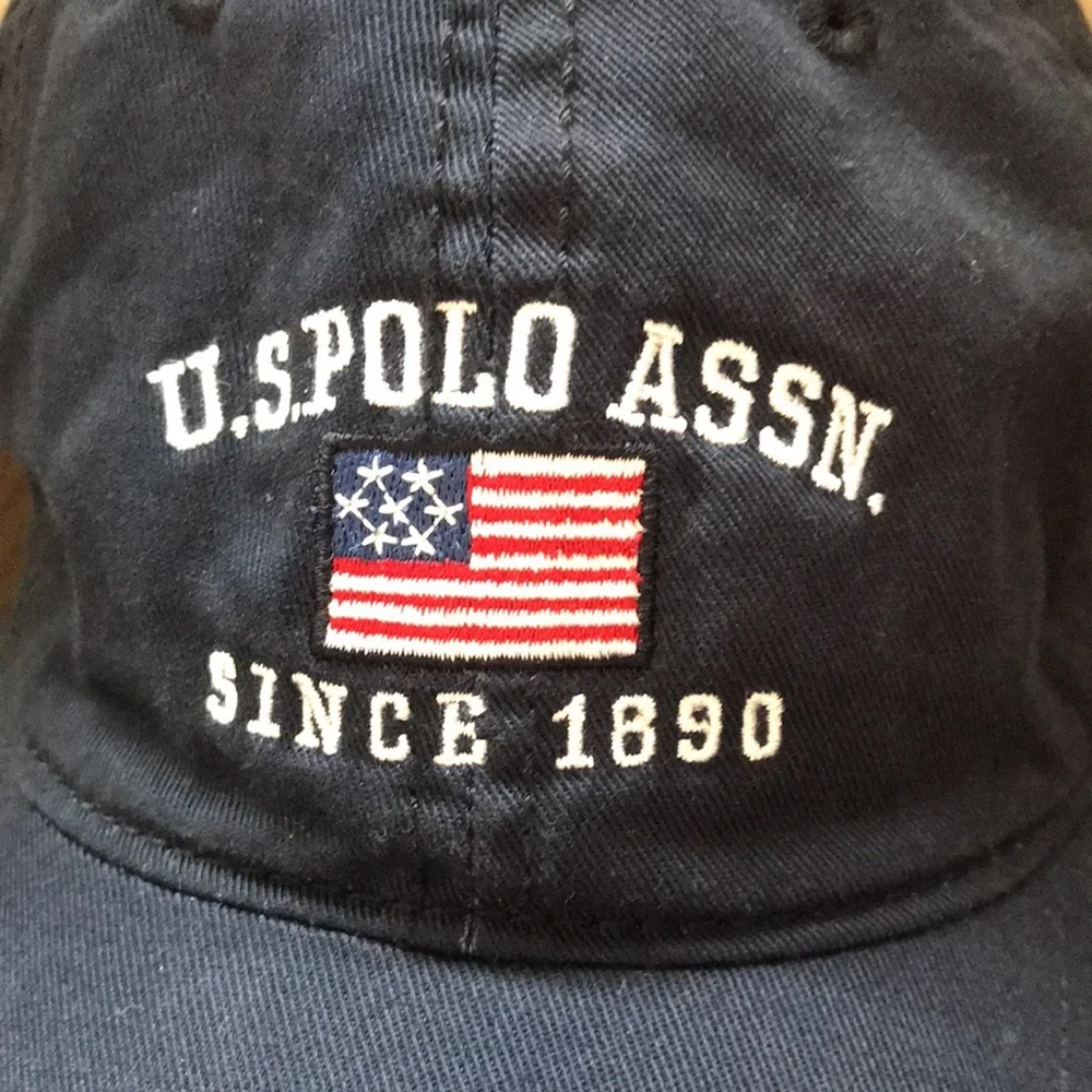 U.S. Polo Assn 1890 Navy Blue Kid’s Small Baseball Americana Cap Hat